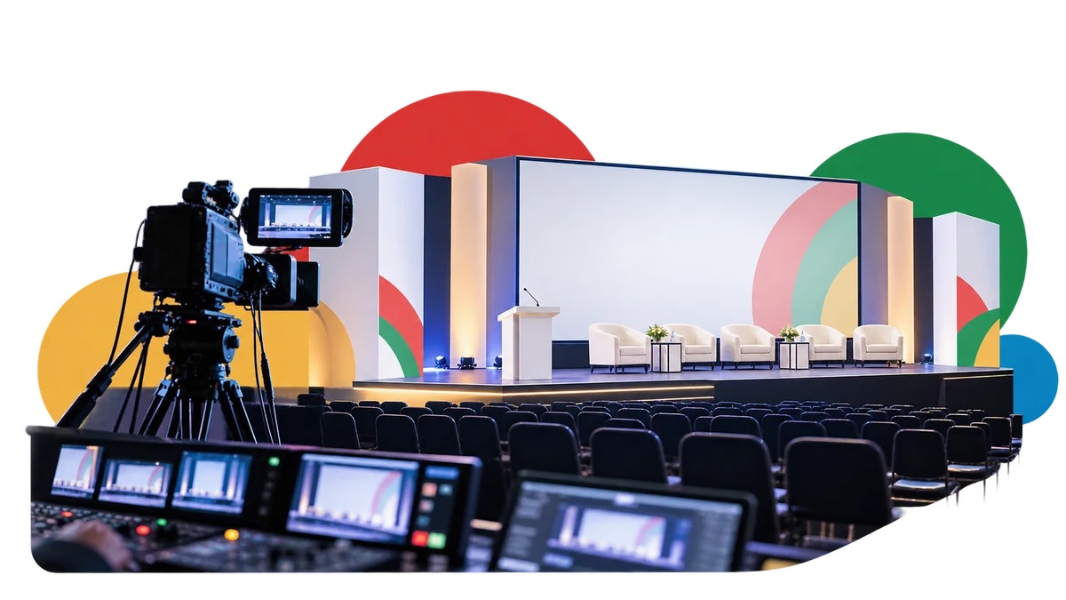 Corporate AGM and live event production environment